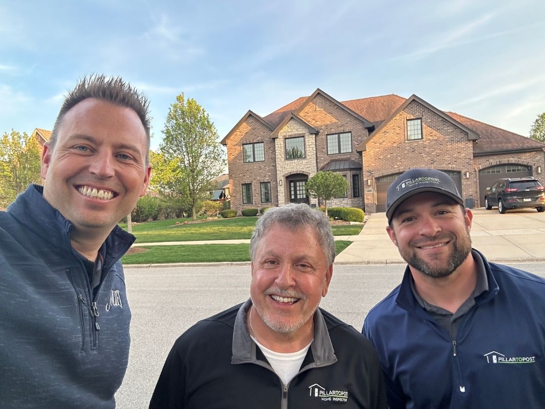 Ron Irace Inspector of Pillar to Post with realtor Tony Anczer