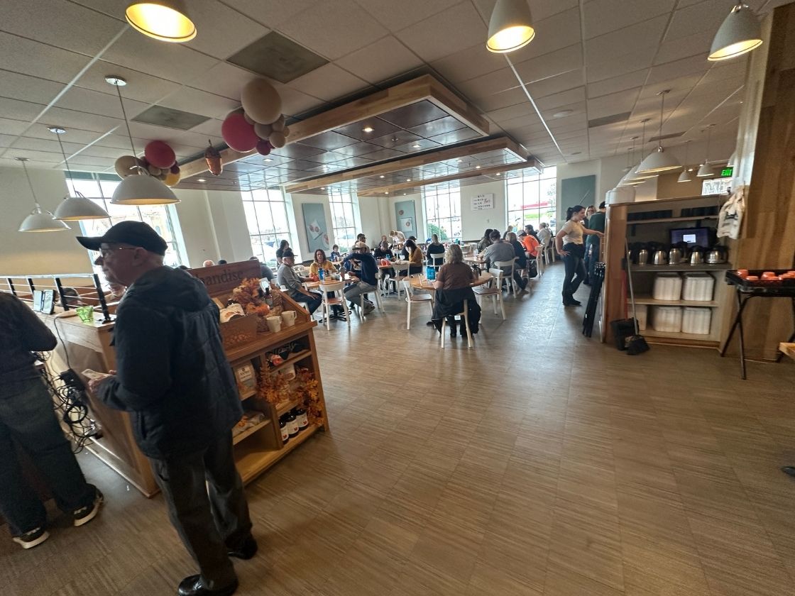 main dining area of Avgo restaurant in St. John IN
