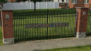 Highpoint Trails Subdivision Sign Dyer Indiana