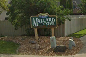 Mallard Cove Subdivision Entrance Sign Dyer Indiana