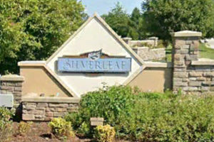 Silverleaf Subdivision Sign Dyer Indiana