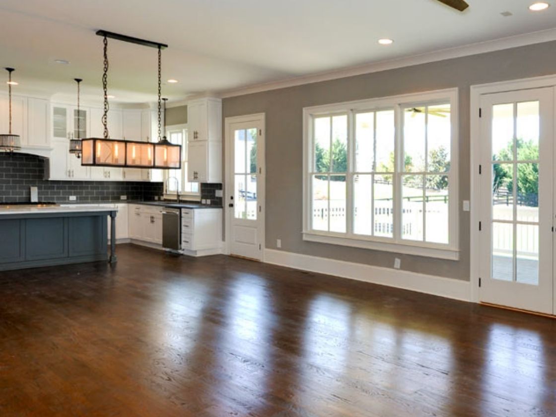 living room empty of furniture